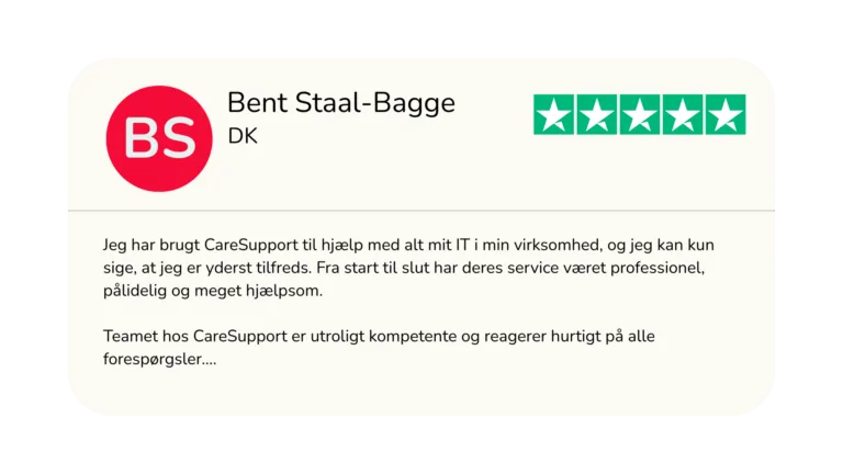 TrustPilot Bent Staal