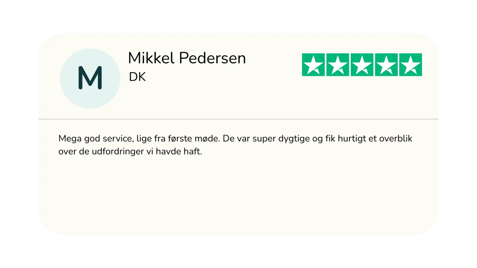 TrustPilot Mikkel Pedersen