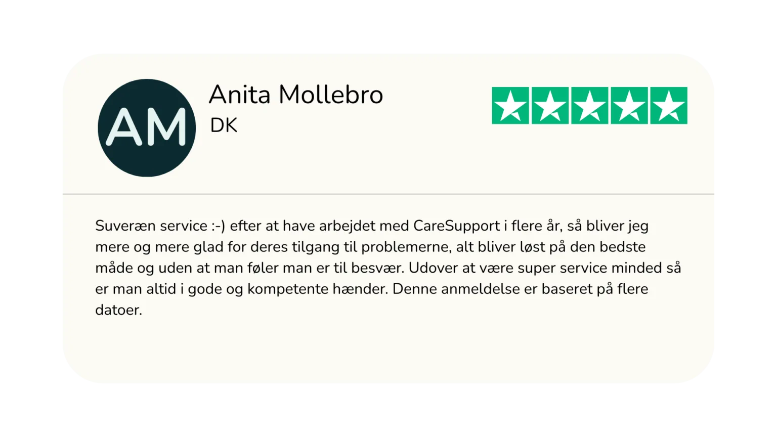 TrustPilot Anita